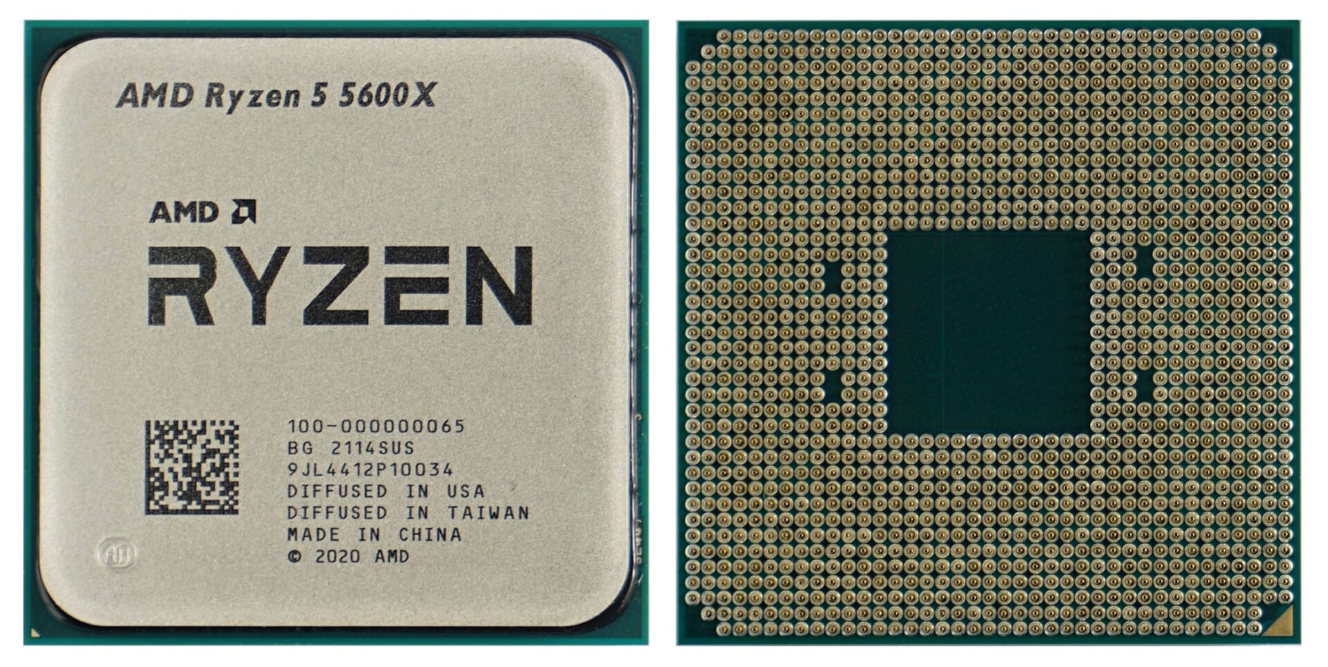 تصميم معالج AMD RYZEN 5 5600X